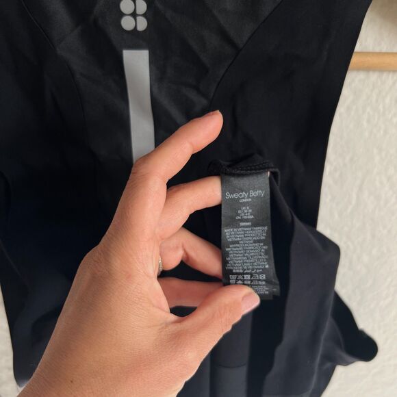 NWT SWEATY BETTY Black Power Mission Workout Tank Top Womens Small - Picture 6 of 9